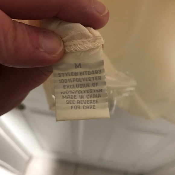 Champagne & Strawberry: Women's Boho Layer Blouse - Picture 10 of 10